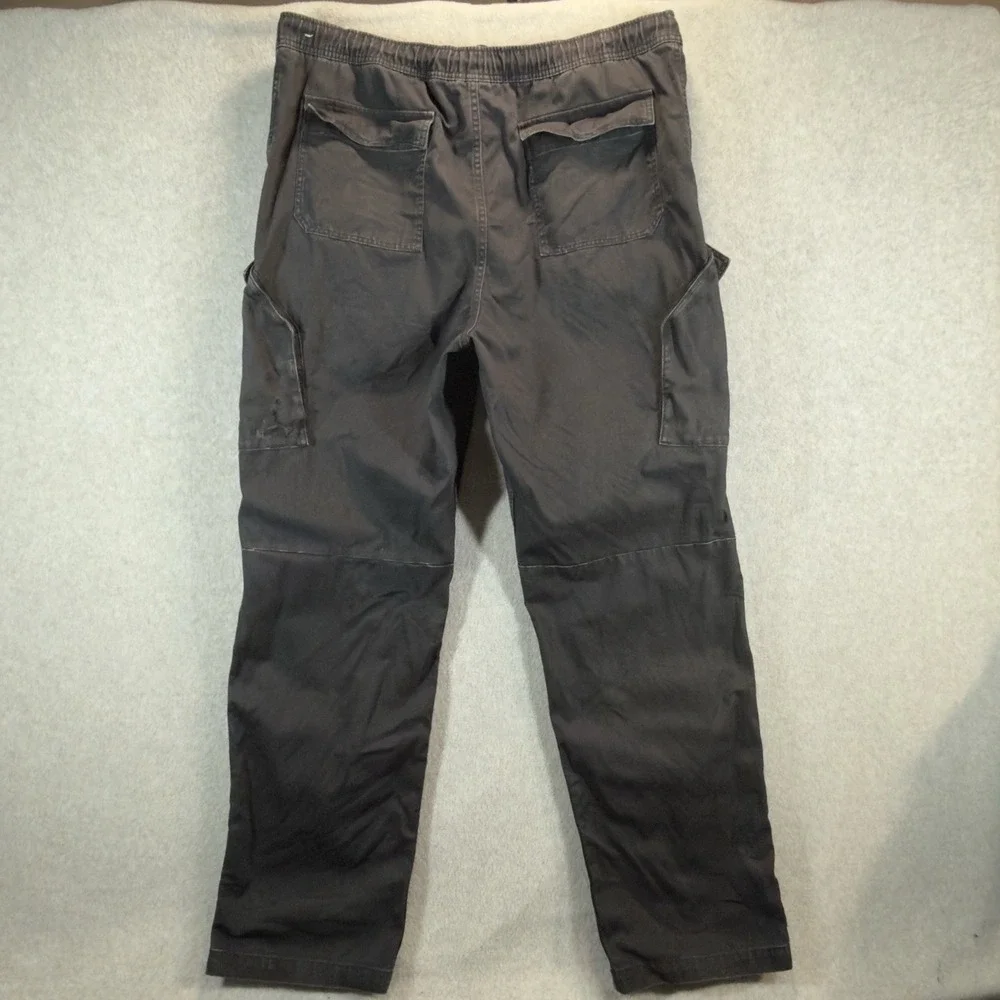 Air Jordan Essentials Chicago Cargo Pants Mens XXL 40x34 Black Washed Canvas
